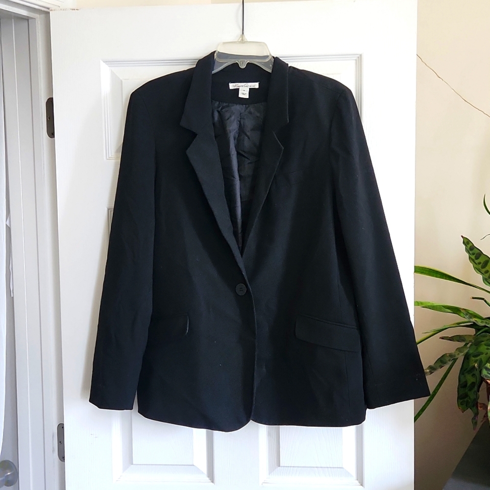 Oversized blazer | black | sz 14